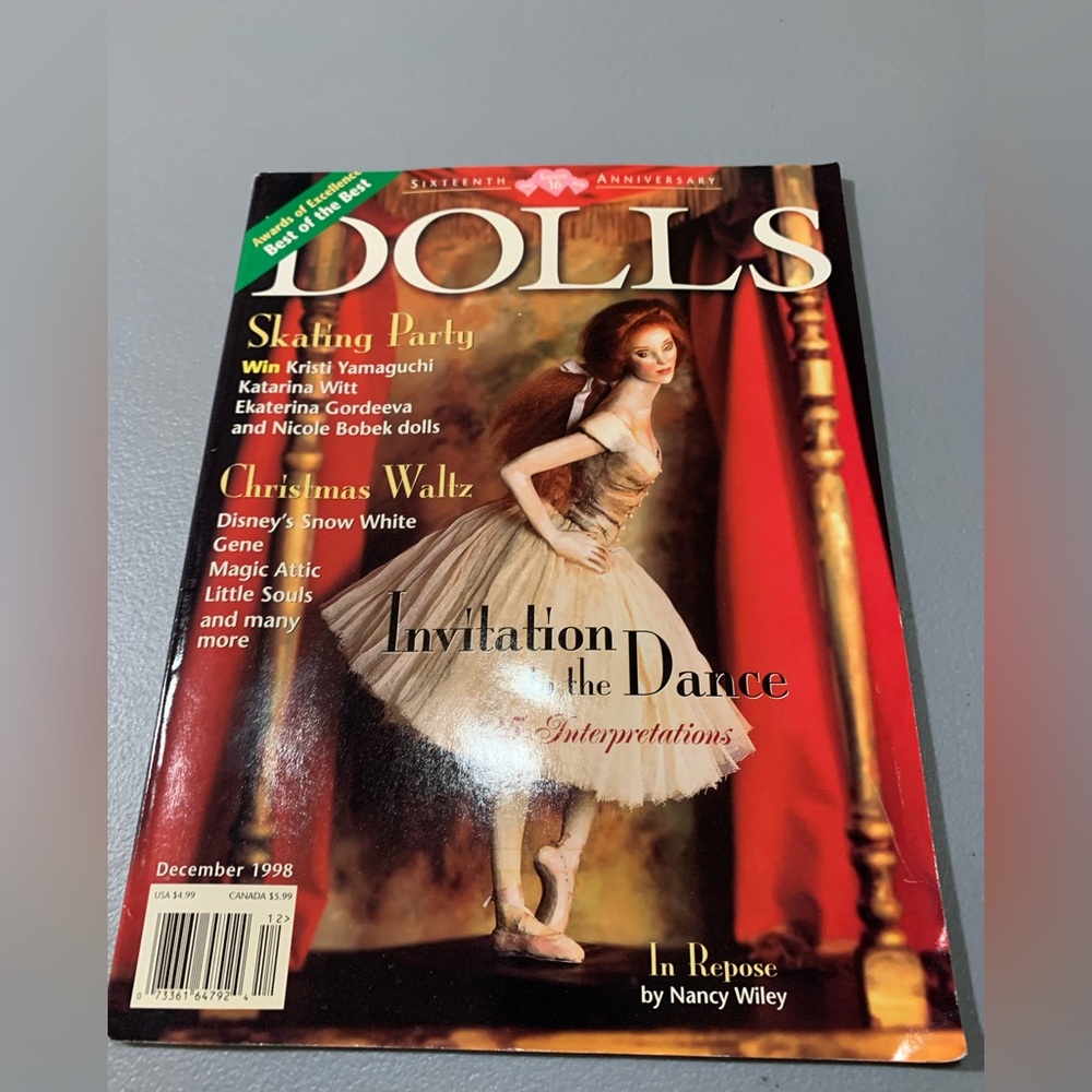 Dolls Magazine December 1998 Canada